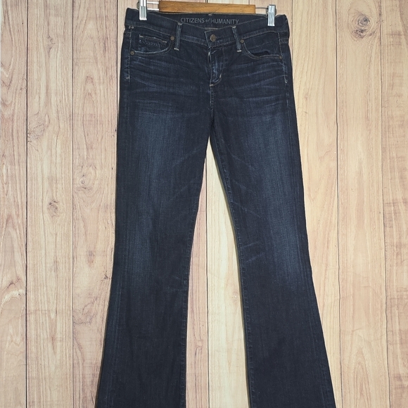 Citizens of Humanity Dita Petite Bootleg Women's Dark-wash Jeans Size 28 - Picture 5 of 13